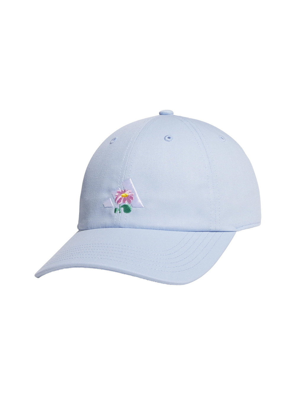 adidas Unisex Adult Court Relaxed Fit Strapback Hat | Blue, White | Size OS